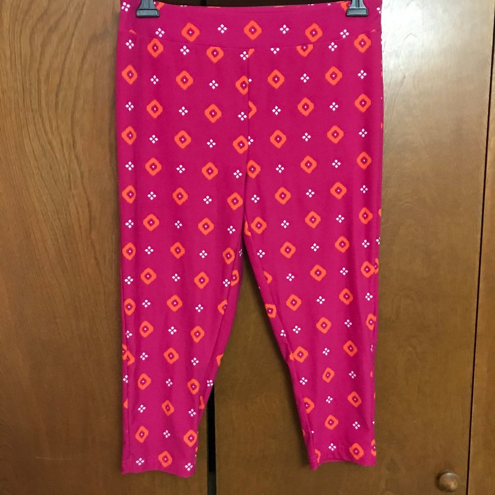 Terra & Sky Capri Leggings Size 14